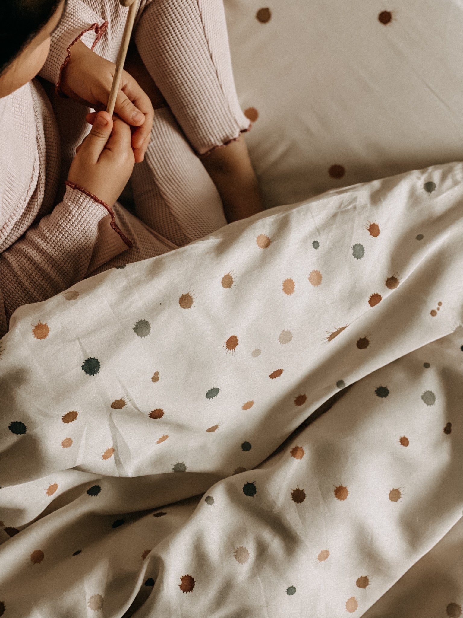 Fitted sheet - Confetti, 70 x 140cm