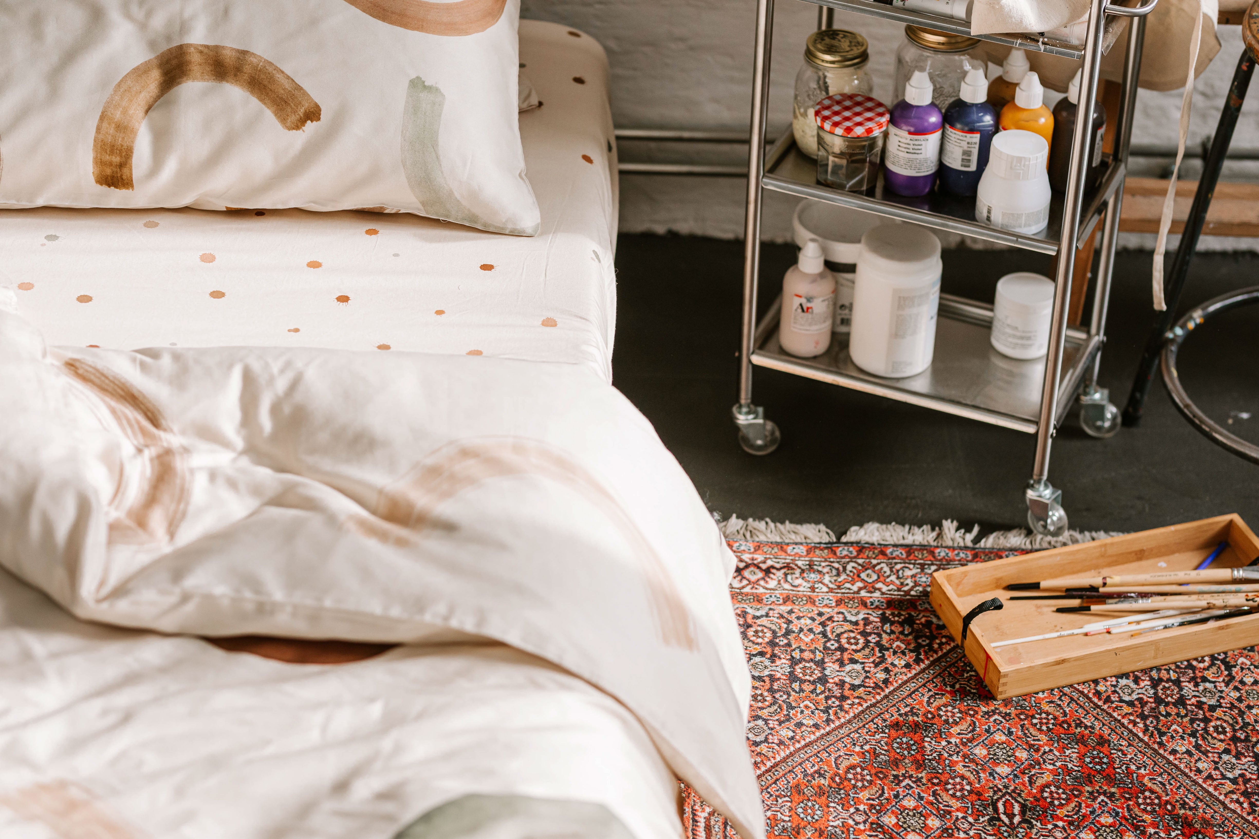 Spannbettlaken - Confetti, 90 x 200cm