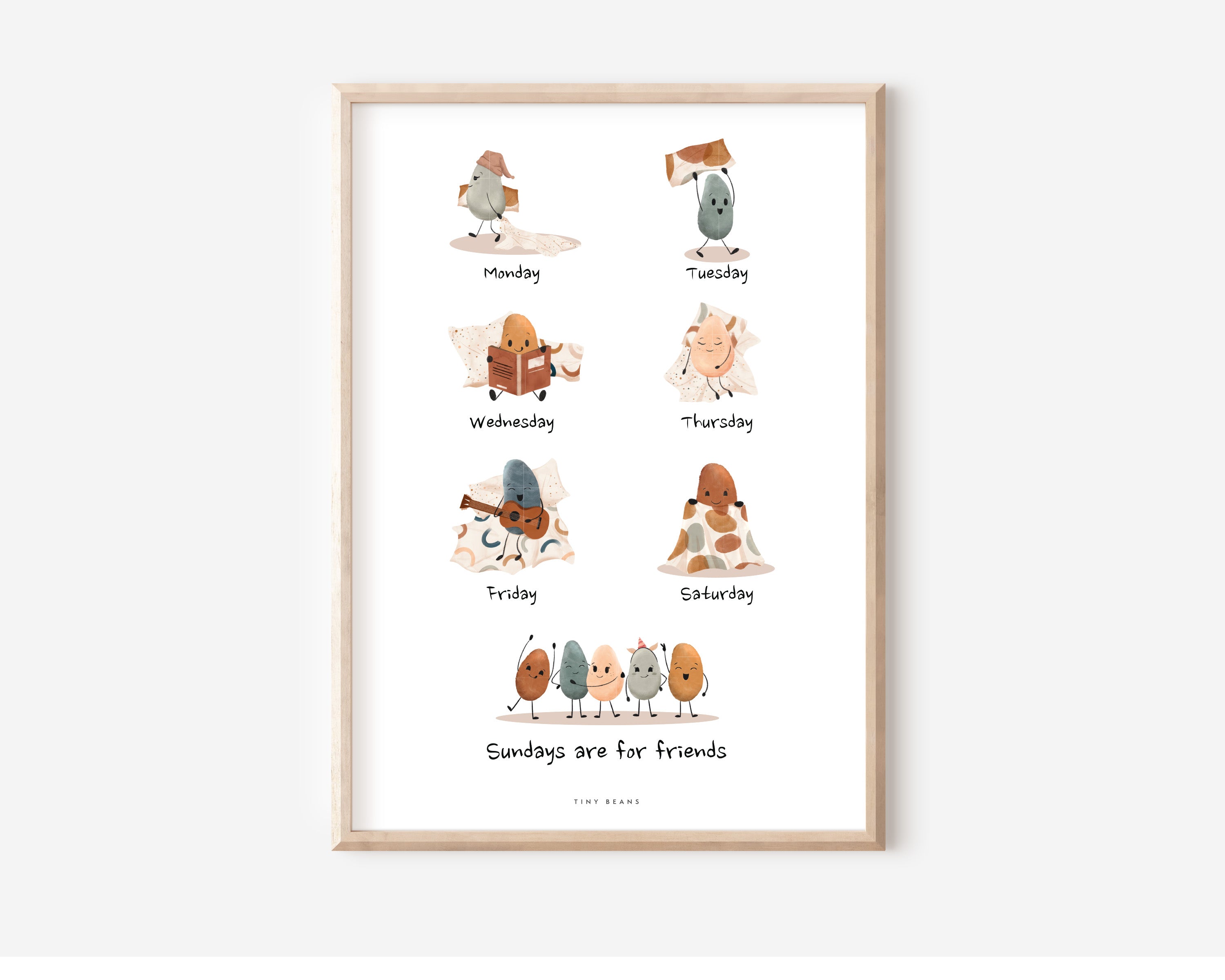 Poster, WEEKDAYS - A3